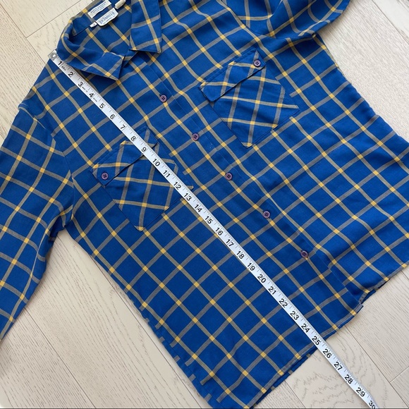 Vintage 50s Levi’s Levi Strauss & Co Window Pane Western Button Up Shirt Blouse - Picture 11 of 11